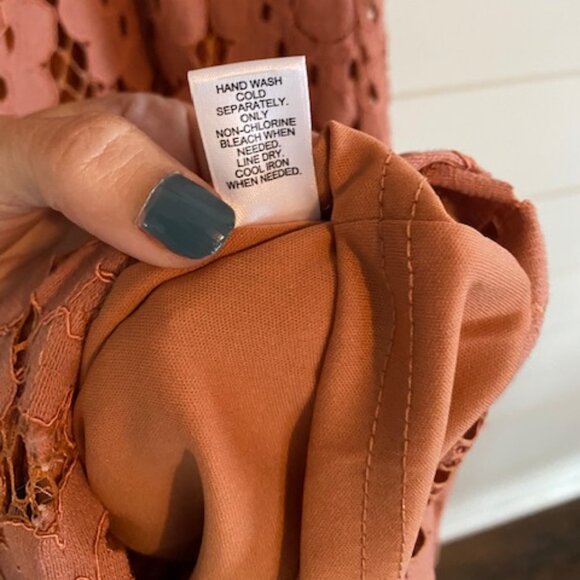 Z1018 CATO BURNT ORANGE COCKTAIL DRESS - Picture 10 of 11